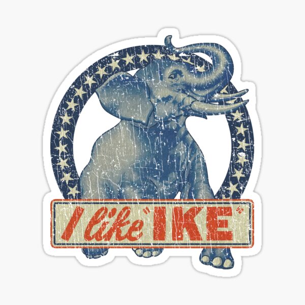 Item preview, I Like Ike Elephant 1952  designed and sold by AstroZombie6669.