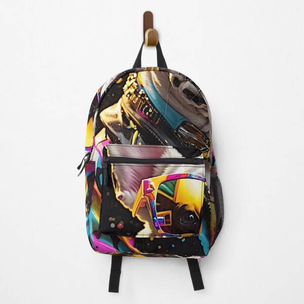 Item preview, "Splash Colors: Fluorescent Matter in Graffiti Style French Bulldog" designed and sold by Best-Art-32.