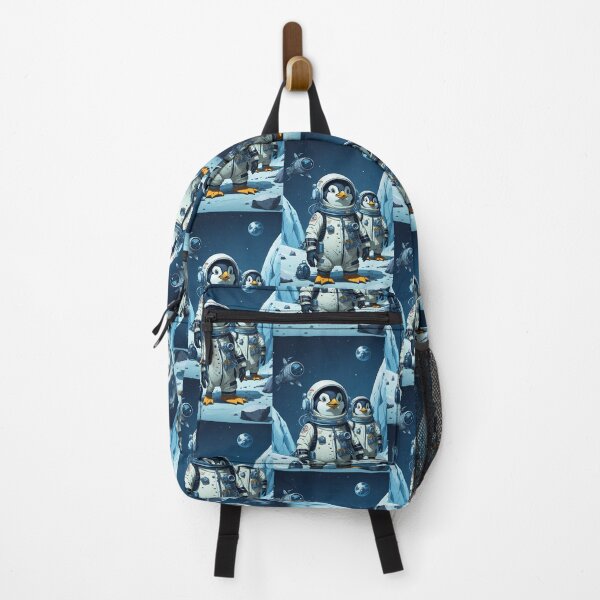 Item preview, Galactic Chill: Astronaut Penguins Artwork designed and sold by Glitchart66.