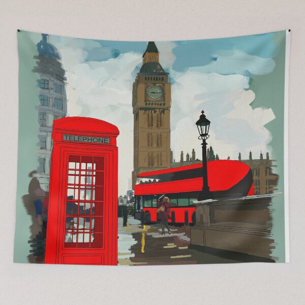 Item preview, A Beautiful day in London designed and sold by graphic-painter.
