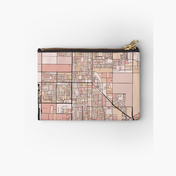 Item preview, Oxnard Map Pattern in Soft Pink Pastels designed and sold by PatternMaps.