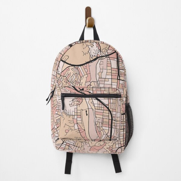 Item preview, Pasadena Map Pattern in Soft Pink Pastels designed and sold by PatternMaps.