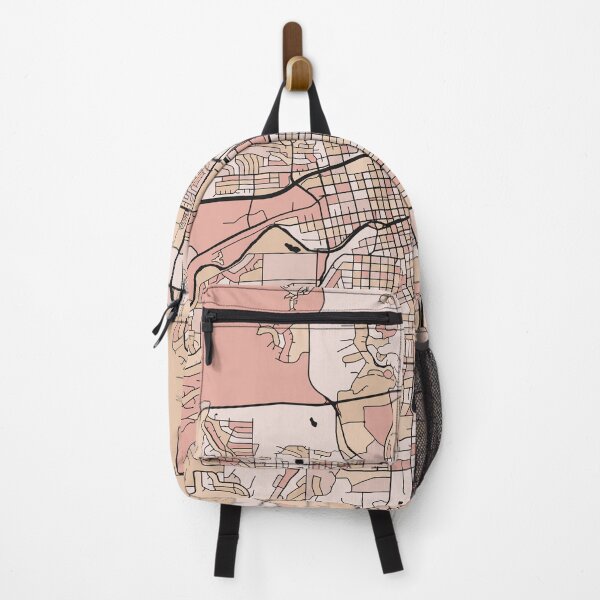 Item preview, Reno Map Pattern in Soft Pink Pastels designed and sold by PatternMaps.