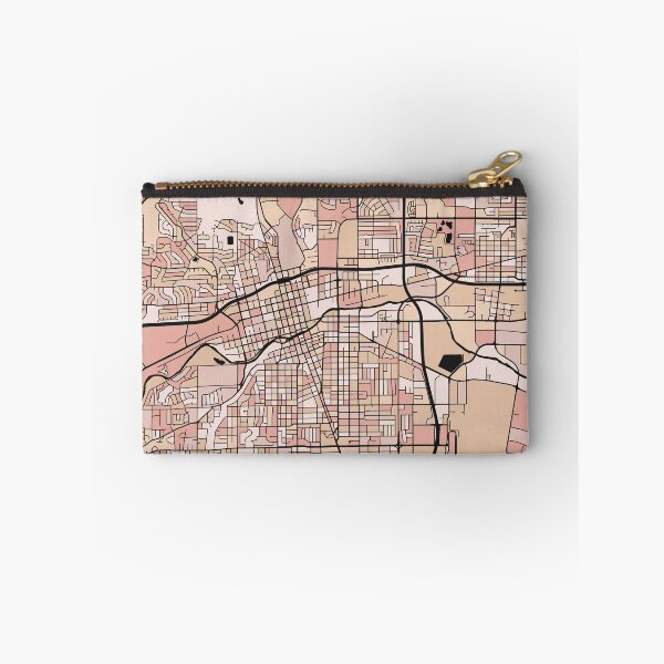 Item preview, Reno Map Pattern in Soft Pink Pastels designed and sold by PatternMaps.