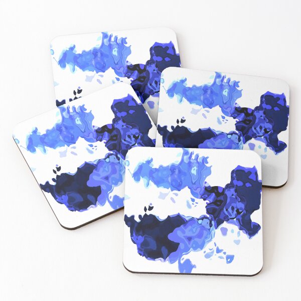 Item preview, Random blue ink spots  designed and sold by mennawagih7.
