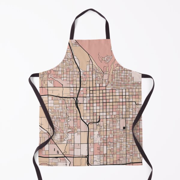 Item preview, Salt Lake City Map Pattern in Soft Pink Pastels designed and sold by PatternMaps.