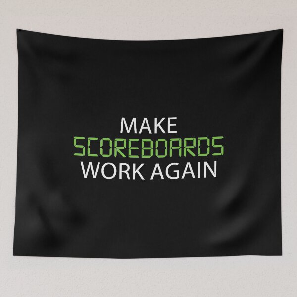 Item preview, Make Scoreboards Work Again baseball designed and sold by hujefedap.