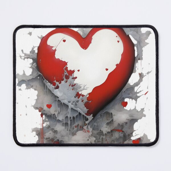 Item preview, Abstract symbol of heartbreak from love. designed and sold by Pram106.