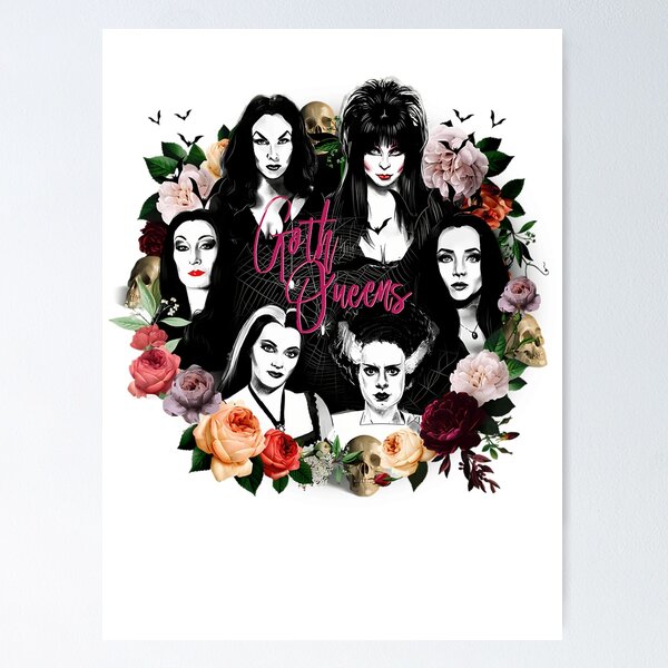 Item preview, Goth Queens Lily Vintage - The Horror Movie Lily designed and sold by WeberArtFashion.