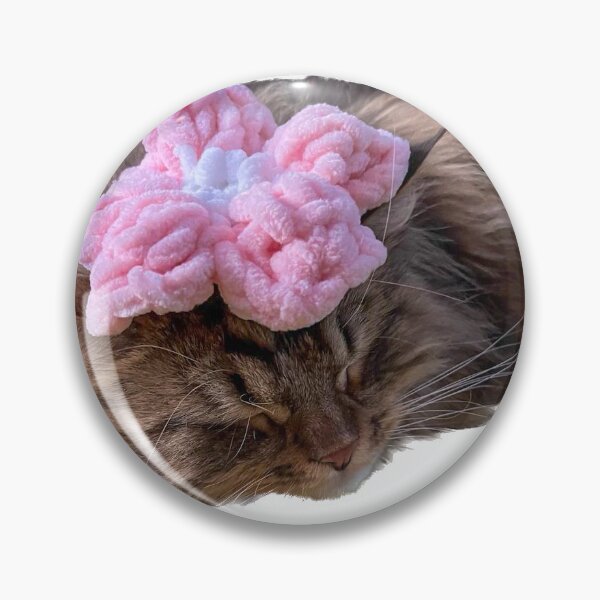 Artikelvorschau, Getigerte Katze, Mit, Blumen, Hat entworfen und verkauft von sociallyawkw.