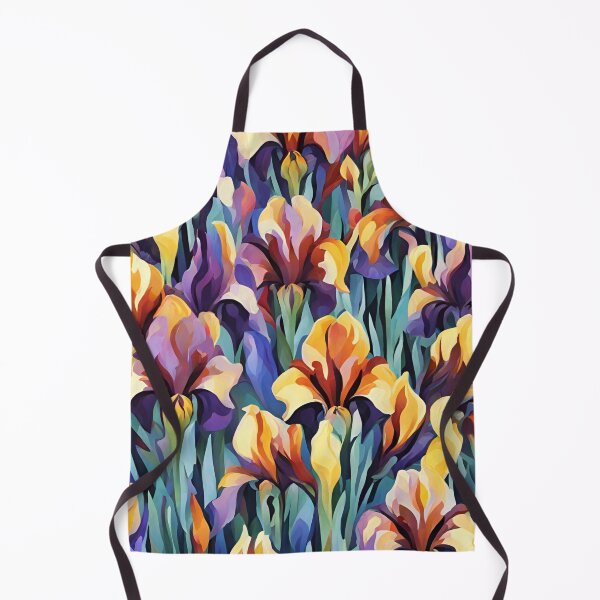 Item preview, Abstract Colorful Irises Pattern designed and sold by calibrit.