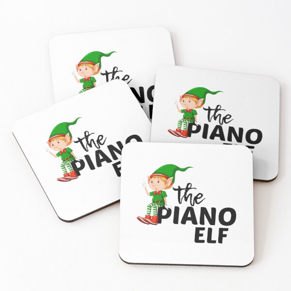 Item preview, the Piano Elf funny Christmas gift         designed and sold by Gregnystron.