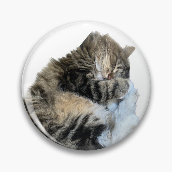 Item preview, Sleeping Tabby Cat Fetus Position designed and sold by sociallyawkw.