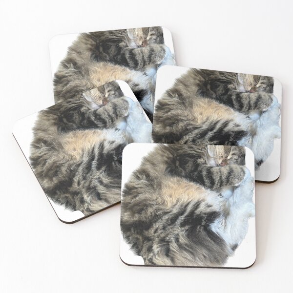 Item preview, Sleeping Tabby Cat Fetus Position designed and sold by sociallyawkw.