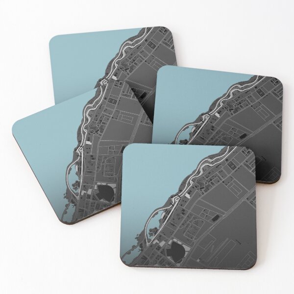 Item preview, Jeddah Corniche Circuit, Saudi Arabian F1 Grand Prix | Track Maps designed and sold by MoshoboMakes.