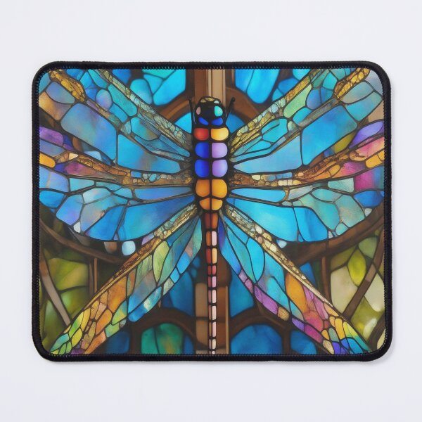 Item preview, Dragonfly Stained Glass Art designed and sold by druidwolfart.