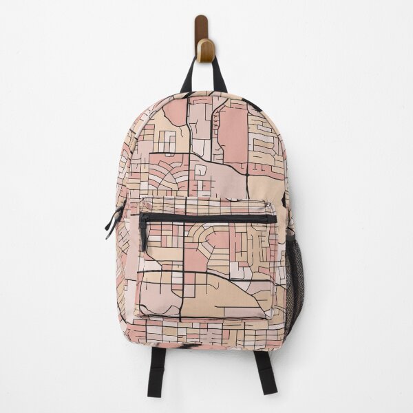 Item preview, Burnaby Map Pattern in Soft Pink Pastels designed and sold by PatternMaps.
