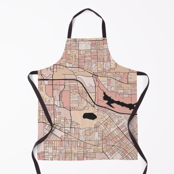 Item preview, Burnaby Map Pattern in Soft Pink Pastels designed and sold by PatternMaps.