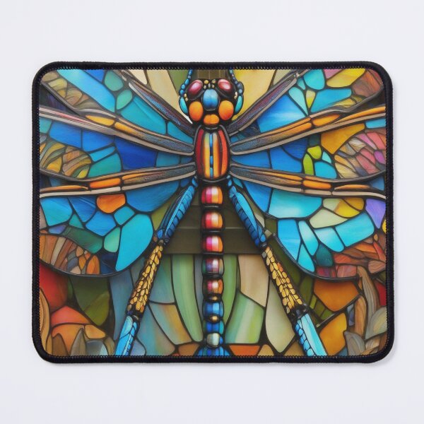 Artikelvorschau, Libelle-Buntglas-Kunst entworfen und verkauft von druidwolfart.