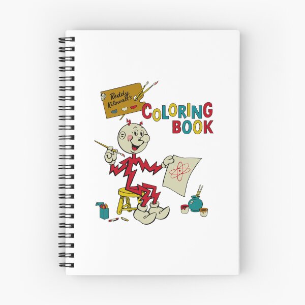 Item preview, REDDY KILOWATT COLORING BOOK designed and sold by vickynhung.