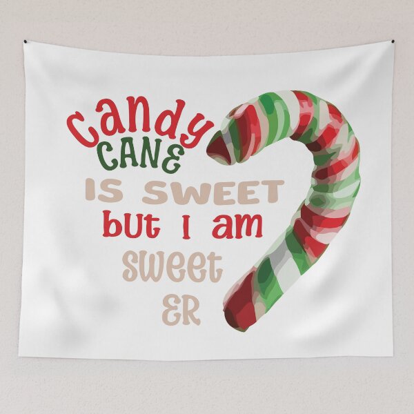 Item preview, Candy cane Christmas quote designed and sold by CrazySweets.