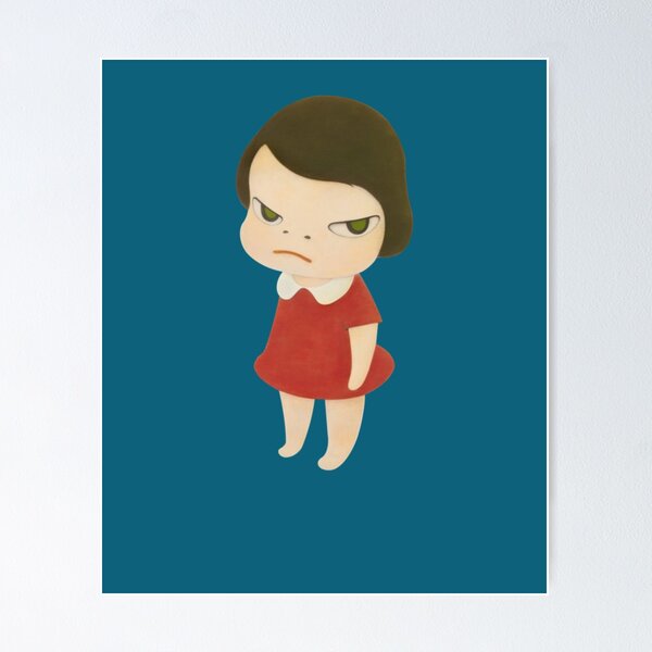 Item preview, Angry Red Dress Yoshitomo Nara   designed and sold by MaleighaSpruil.