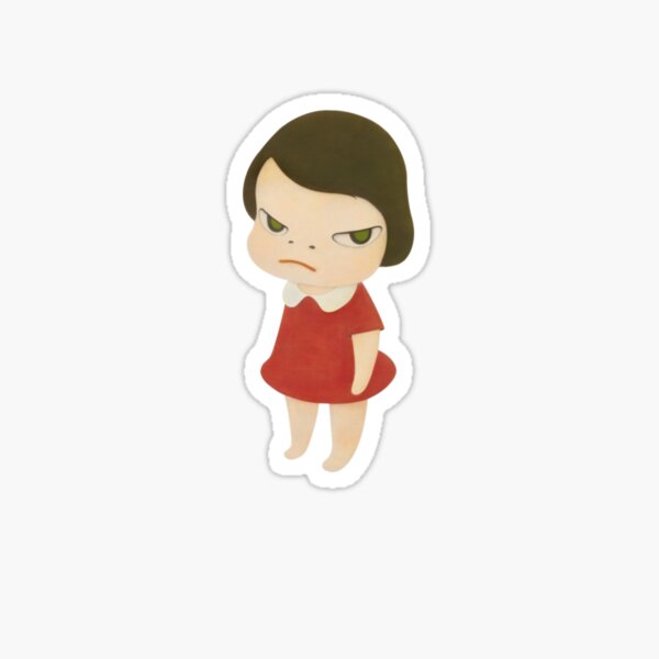 Item preview, Angry Red Dress Yoshitomo Nara   designed and sold by MaleighaSpruil.