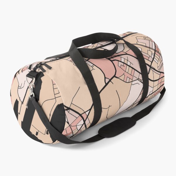 Item preview, Helsinki Map Pattern in Soft Pink Pastels designed and sold by PatternMaps.