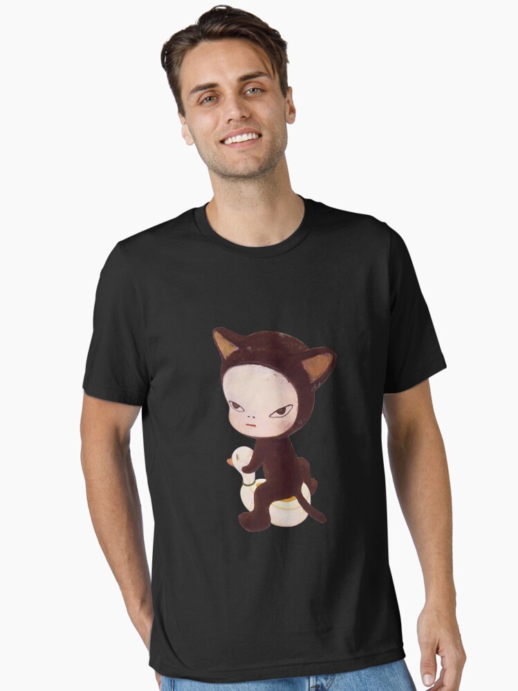 Thumbnail 1 of 7, Essential T-Shirt, Funny Gifts Yoshitomo Nara Cat designed and sold by MaleighaSpruil.