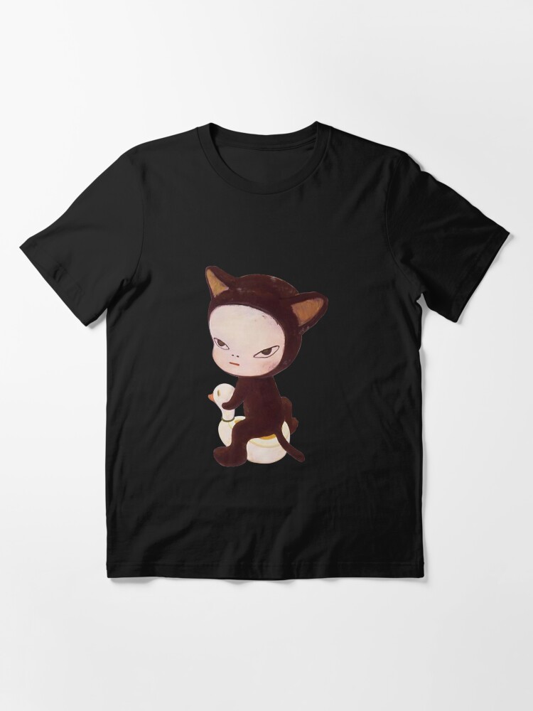 Thumbnail 3 of 7, Essential T-Shirt, Funny Gifts Yoshitomo Nara Cat designed and sold by MaleighaSpruil.