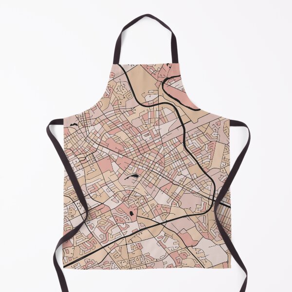 Item preview, Kitchener Map Pattern in Soft Pink Pastels designed and sold by PatternMaps.