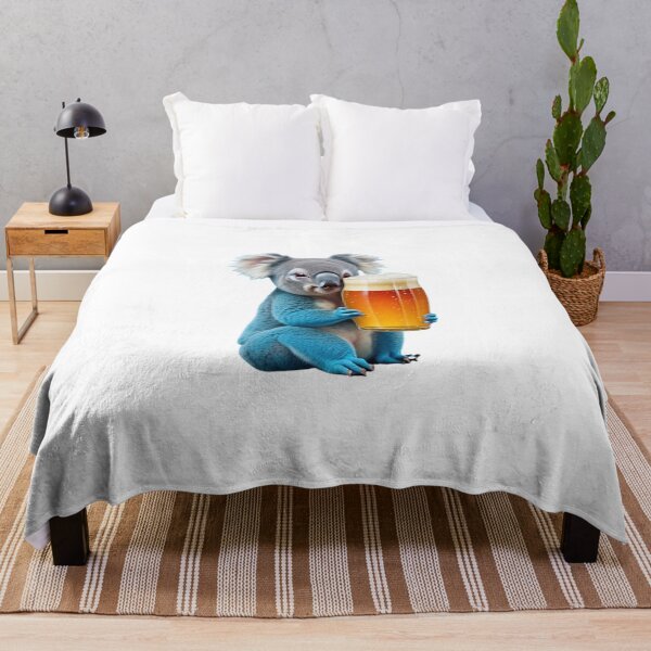 Item preview, Cute Koala Bear With A Beer Mug designed and sold by likbatonboot.