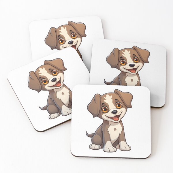 Item preview, Cartoon drawing of a cute puppy designed and sold by ZappyP.