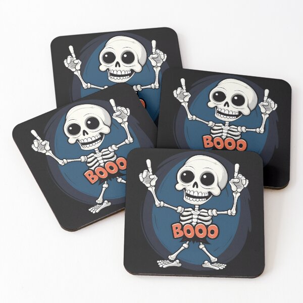 Item preview, "BOOO-Ya! Skeleton Party for Halloween!" designed and sold by Art-Vortex-fr.