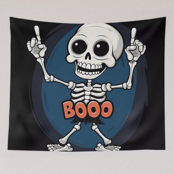 Item preview, "BOOO-Ya! Skeleton Party for Halloween!" designed and sold by Art-Vortex-fr.