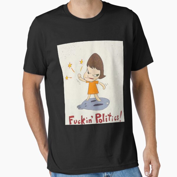 Item preview, yoshitomo nara quot;Fuckin Politics!quot  designed and sold by MaleighaSpruil.