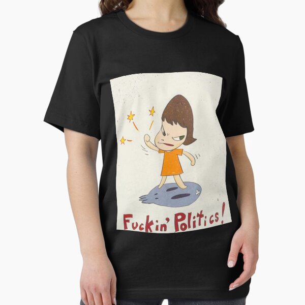 Item preview, yoshitomo nara quot;Fuckin Politics!quot  designed and sold by MaleighaSpruil.
