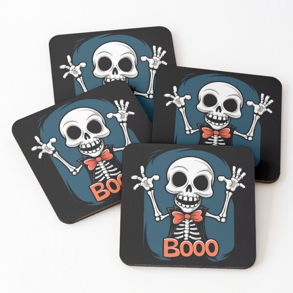 Item preview, "BOOO-Ya! Skeleton Party for Halloween!" designed and sold by Art-Vortex-fr.