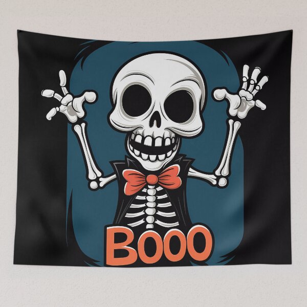 Item preview, "BOOO-Ya! Skeleton Party for Halloween!" designed and sold by Art-Vortex-fr.