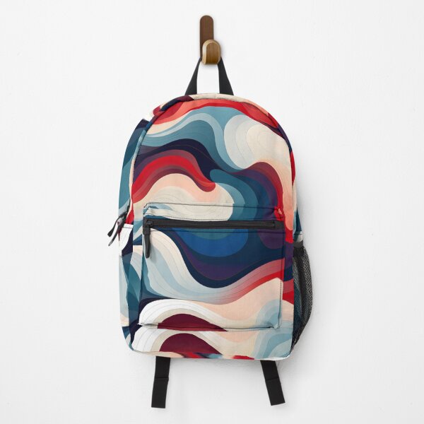 Item preview, Colorful abstract waves pattern designed and sold by teesandlove.