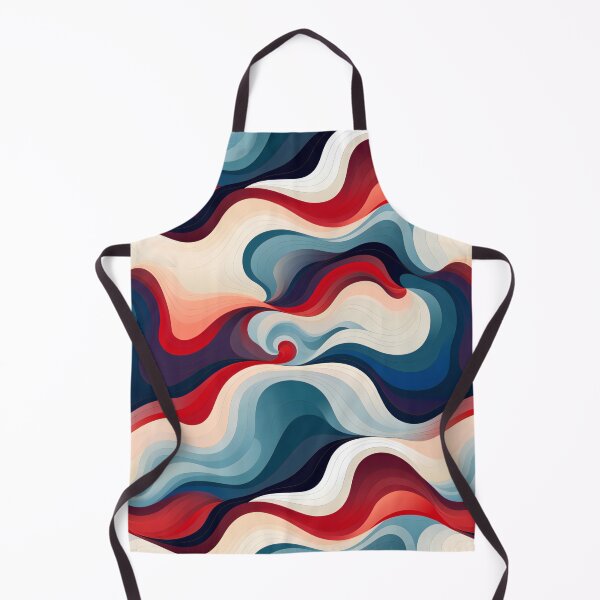 Item preview, Colorful abstract waves pattern designed and sold by teesandlove.