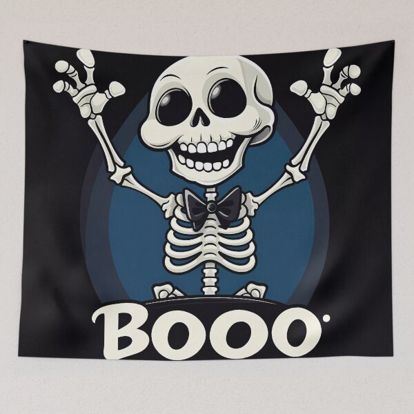 Item preview, "BOOO-Ya! Skeleton Party for Halloween!" designed and sold by Art-Vortex-fr.