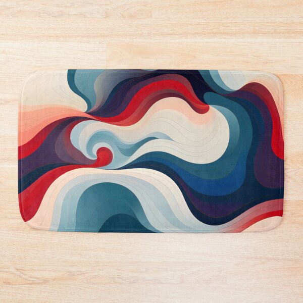 Item preview, Colorful abstract waves pattern designed and sold by teesandlove.