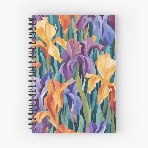 Item preview, Abstract Colorful Irises Pattern designed and sold by calibrit.
