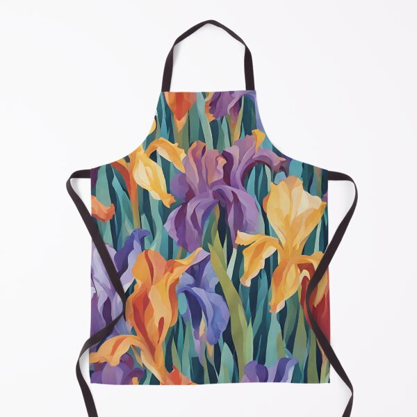 Item preview, Abstract Colorful Irises Pattern designed and sold by calibrit.