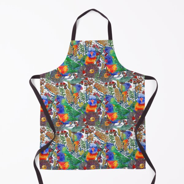 Item preview, Rainbow Lorikeet Botanical Blooms designed and sold by Sketchbook Designs.
