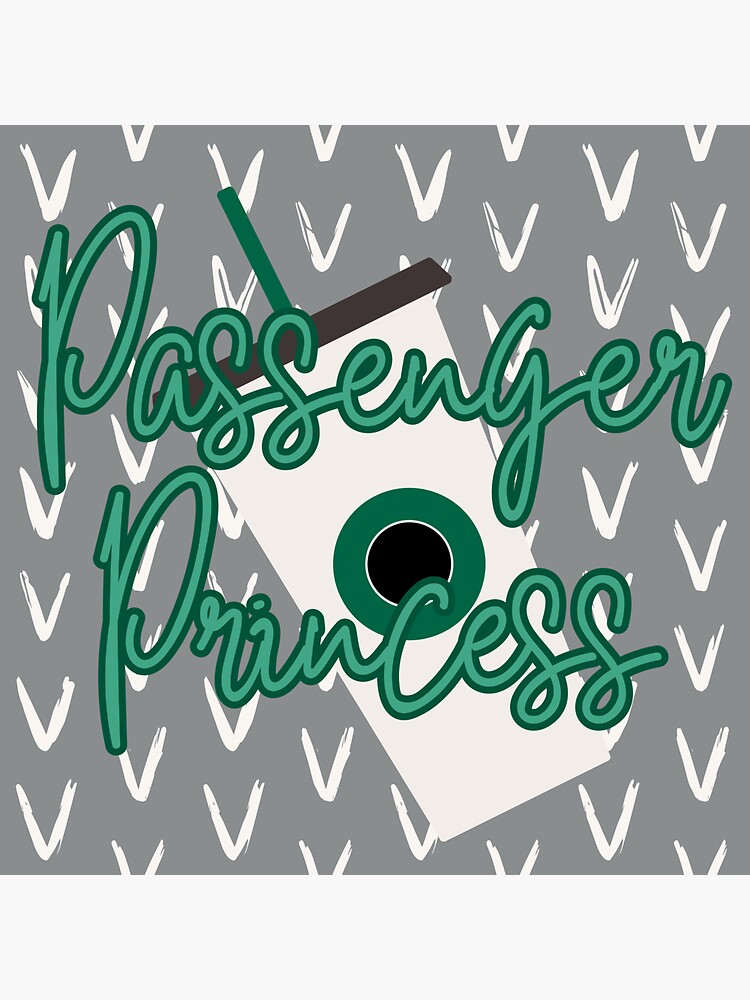 Passenger Princess Sticker for Sale by artbydmo