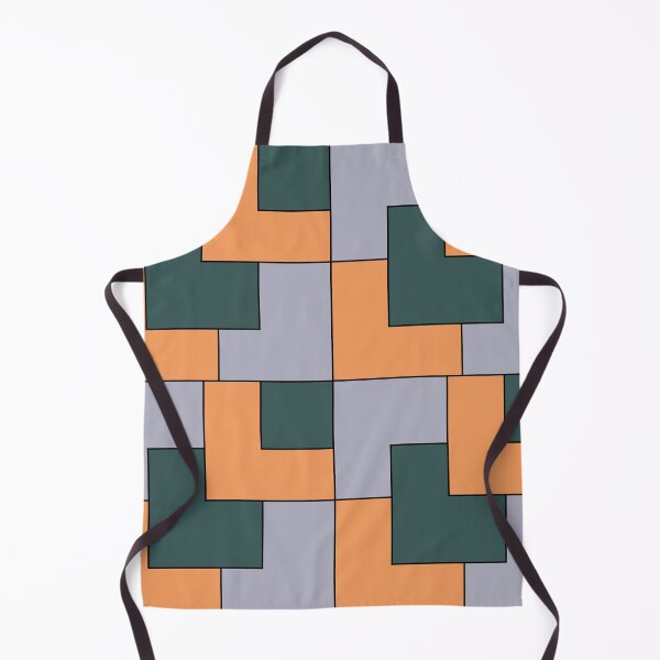 Item preview, Purple Green Orange Squares Geometric Pattern designed and sold by Nisha Prabhu.