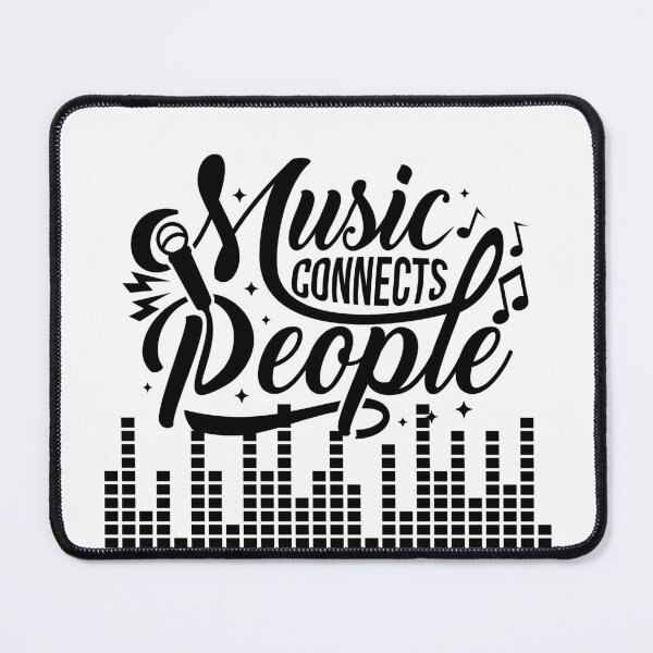 Item preview, MUSIC CONNECTS PEOPLE  designed and sold by YQvibe Studio.