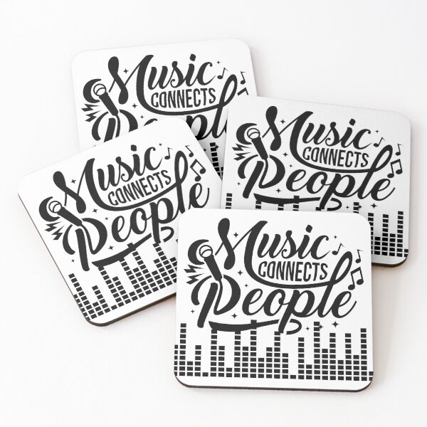 Item preview, MUSIC CONNECTS PEOPLE  designed and sold by YQvibe Studio.